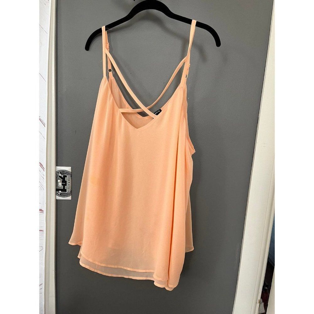Torrid size 4 peach orange swing tank top